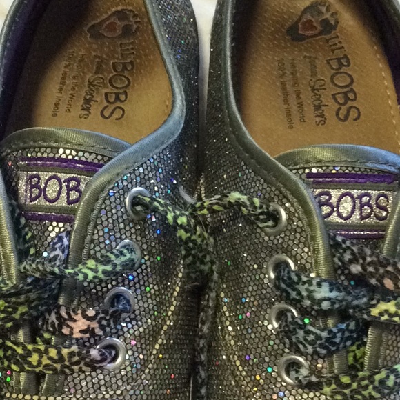 Bob’s Girls, sparkle, sneakers, size 2.5. - Picture 7 of 8
